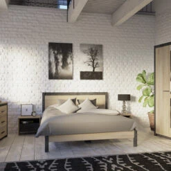 Demeyere Lit Kansas 2 Personnes 140x190 Cm 7 Demeyere Lit Kansas 2 Personnes 140x190 Cm -MaisonChic Magasin lit kansas 2 personnes 140x190 cm 1