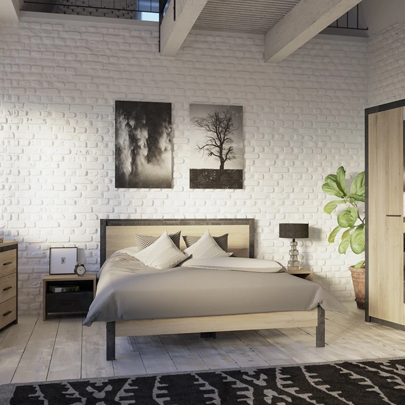 Demeyere Lit Kansas 2 Personnes 140x190 Cm 4 Demeyere Lit Kansas 2 Personnes 140x190 Cm – Image 2