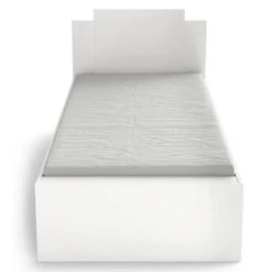 Demeyere Lit Simple 90 X 190/200 Life Blanc -MaisonChic Magasin lit simple 90 x 190200 life blanc 1