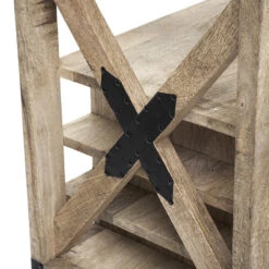 Meuble Bar 2 Tiroirs Sur Roues Silas Atmosphera -MaisonChic Magasin meuble bar 2 tiroirs sur roues silas atmosphera 7