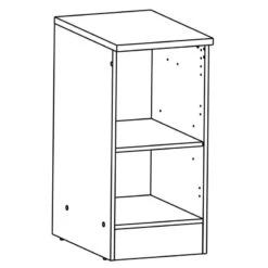 Demeyere Meuble Bas 1 Porte 40 Cm Origan Noir Et Bois 9 Demeyere Meuble Bas 1 Porte 40 Cm Origan Noir Et Bois -MaisonChic Magasin meuble bas 1 porte 40 cm origan noir et bois 1 3