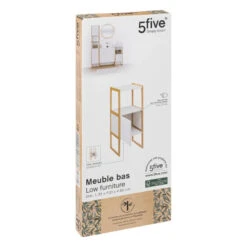 Meuble Bas 1 Porte Blanc Natureo 5Five -MaisonChic Magasin meuble bas 1 porte blanc natureo 5five 4
