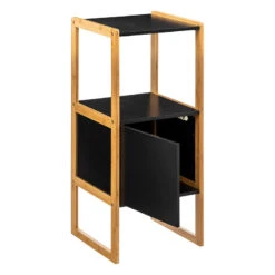 Meuble Bas 1 Porte Noir Natureo 5Five -MaisonChic Magasin meuble bas 1 porte noir natureo 5five 1