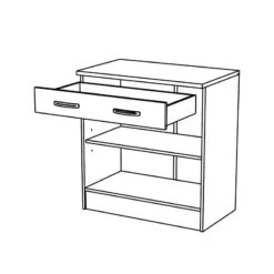 Demeyere Meuble Bas De Cuisine Blanc 2 Portes Mammy -MaisonChic Magasin meuble bas de cuisine blanc 2 portes mammy 3