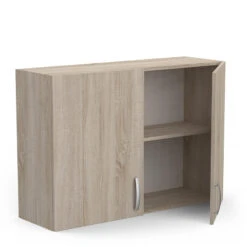 Demeyere Meuble De Cuisine Haut 2 Portes 100 Cm Paprika -MaisonChic Magasin meuble de cuisine haut 2 portes 100 cm paprika 1 3