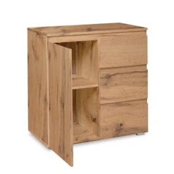 Meuble De Rangement 1 Porte 3 Tiroirs Naturel 14 Meuble De Rangement 1 Porte 3 Tiroirs Naturel -MaisonChic Magasin meuble de rangement 1 porte 3 tiroirs naturel image 5