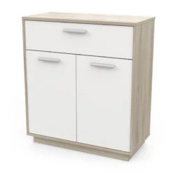 Demeyere Meuble De Rangement 2 Portes 1 Tiroir Léo -MaisonChic Magasin meuble de rangement 2 portes 1 tiroir leo 4