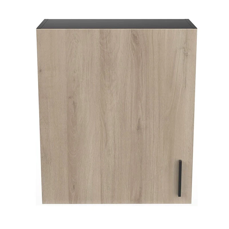 Demeyere Meuble Haut 1 Porte 60 Cm Origan Noir Et Bois 4 Demeyere Meuble Haut 1 Porte 60 Cm Origan Noir Et Bois – Image 2