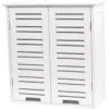 Meuble Haut 2 Portes Blanc Miami -MaisonChic Magasin meuble haut 2 portes blanc