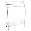Porte Serviettes 1 étagère 3 Barres Chrome -MaisonChic Magasin meuble porte serviettes
