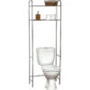 Meuble WC 2 Tablettes Pour Toilettes Chrome -MaisonChic Magasin meuble wc 2 tablettes pour toilettes chrome