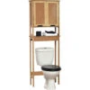 Meuble Dessus WC Bambou 2 Portes Mahé -MaisonChic Magasin meuble wc bambou collection mahe