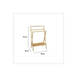 Porte Serviettes Bambou Lab'n Modul 5Five -MaisonChic Magasin porte serviette bambou lab n modu 1