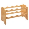 Rack 8 Bouteilles Empilable Bambou 5Five -MaisonChic Magasin rack 8 bouteilles empilable bambou 5five