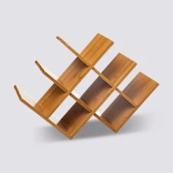 Rack 8 Bouteilles En Bambou 5Five -MaisonChic Magasin rack 8 bouteilles en bambou 5five 1