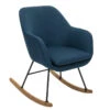 Rocking Chair Pera Bleu Canard Atmosphera -MaisonChic Magasin rocking chair pera bleu canard atmosphera