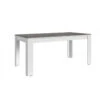 Table à Manger 180cm Blanc Et Gris Béton Gent -MaisonChic Magasin table a manger 180cm blanc et gris beton gent