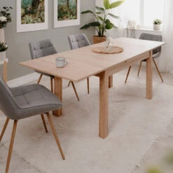 Devant 39 Devant -MaisonChic Magasin table a manger extensible 120200 cm longford 1 1