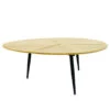 Table Basse Ovale Miller Pieds Métal -MaisonChic Magasin table basse ovale miller pieds metal
