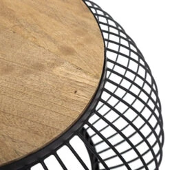 Table Basse X2 Métal Et Bois De Manguier Esther Atmosphera 12 Table Basse X2 Métal Et Bois De Manguier Esther Atmosphera -MaisonChic Magasin table basse x2 en metal et bois de manguier atmosphera 2