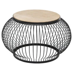 Table Basse X2 Métal Et Bois De Manguier Esther Atmosphera 13 Table Basse X2 Métal Et Bois De Manguier Esther Atmosphera -MaisonChic Magasin table basse x2 en metal et bois de manguier atmosphera 3