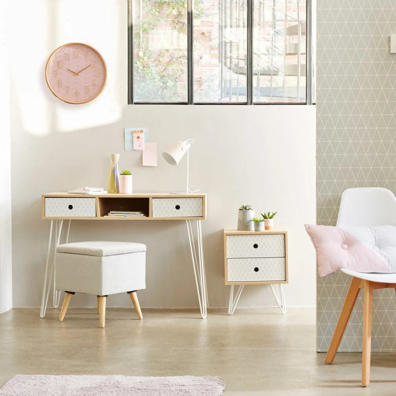 Table De Chevet 2 Tiroirs Effy Atmosphera 4 Table De Chevet 2 Tiroirs Effy Atmosphera – Image 2