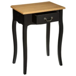 Table De Chevet Chrysa Noire Atmosphera -MaisonChic Magasin table de chevet chrysa noire atmosphera 5