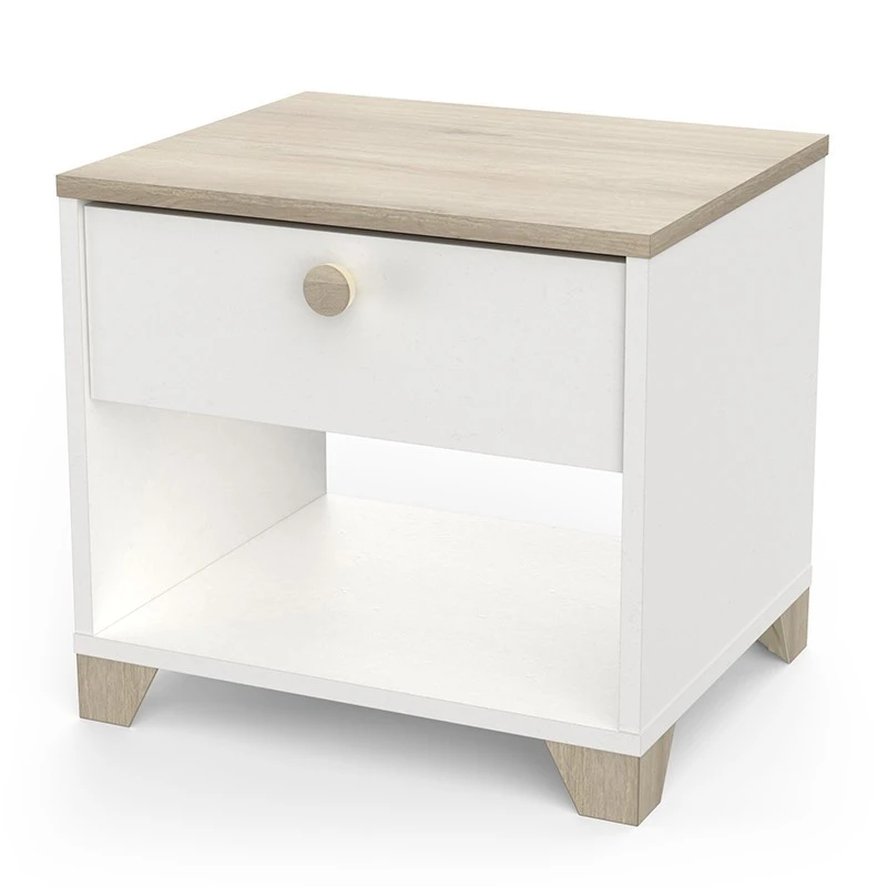 Demeyere Table De Chevet Izzy 1 Tiroir Blanc Et Bois 3 Demeyere Table De Chevet Izzy 1 Tiroir Blanc Et Bois