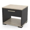 Demeyere Table De Chevet Izzy 1 Tiroir Noir Et Bois -MaisonChic Magasin table de chevet izzy 1 tiroir noir et bois