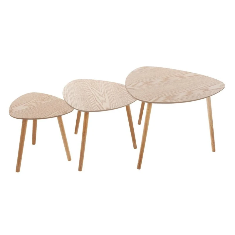 Tables Basses Mileo Bois Lot De 3 Atmosphera 3 Tables Basses Mileo Bois Lot De 3 Atmosphera