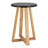 Tabouret Avec Pieds En Bambou & Plateau Noir -MaisonChic Magasin tabouret avec pieds en bambou plateau noir