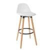 Tabouret Bar Maxon Simili Blanc Atmosphera -MaisonChic Magasin tabouret bar maxon simili blanc atmosphera