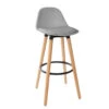 Tabouret Bar Maxon Simili Gris Atmosphera -MaisonChic Magasin tabouret bar maxon simili gris atmosphera
