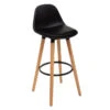 Tabouret Bar Maxon Simili Noir Atmosphera -MaisonChic Magasin tabouret bar maxon simili noir atmosphera