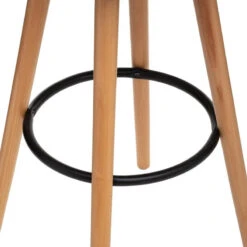 Tabouret Bar Maxon Simili Noir Atmosphera -MaisonChic Magasin tabouret bar maxon simili noir atmosphera 2