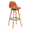 Tabouret Bar Maxon Simili Terracotta Atmosphera -MaisonChic Magasin tabouret bar maxon simili terracotta atmosphera