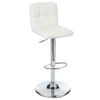 Tabouret De Bar Avec Dossier Blanc Delek Atmosphera 2 Tabouret De Bar Avec Dossier Blanc Delek Atmosphera -MaisonChic Magasin tabouret de bar avec dossier blanc delek lot de 2