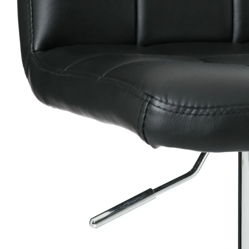 Tabouret De Bar Avec Dossier Noir Delek Atmosphera 4 Tabouret De Bar Avec Dossier Noir Delek Atmosphera â Image 2