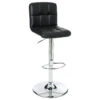 Tabouret De Bar Avec Dossier Noir Delek Atmosphera -MaisonChic Magasin tabouret de bar avec dossier noir delek lot de 2