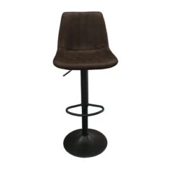 Tabouret De Bar Barcelona PU Brun Foncé -MaisonChic Magasin tabouret de bar barcelona pu brun fonce 5