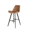 Tabouret De Bar Bas Alicante PU Cognac 2 Tabouret De Bar Bas Alicante PU Cognac -MaisonChic Magasin tabouret de bar bas alicante pu cognac
