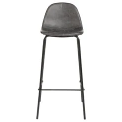 Tabouret De Bar Gris Vladi Atmosphera -MaisonChic Magasin tabouret de bar gris collection vladi 2