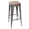 Tabouret De Bar Gris Joris GM Atmosphera -MaisonChic Magasin tabouret de bar gris joris gm atmosphera
