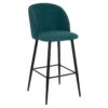 Tabouret De Bar Jade Céleste Pieds Noirs Atmosphera 2 Tabouret De Bar Jade Céleste Pieds Noirs Atmosphera -MaisonChic Magasin tabouret de bar jade celeste pieds noirs atmosphera
