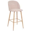 Tabouret De Bar Lin Céleste Pieds Effet Bois Atmosphera 2 Tabouret De Bar Lin Céleste Pieds Effet Bois Atmosphera -MaisonChic Magasin tabouret de bar lin celeste pieds effet bois atmosphera