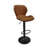 Tabouret De Bar Malaga PU Cognac -MaisonChic Magasin tabouret de bar malaga pu cognac