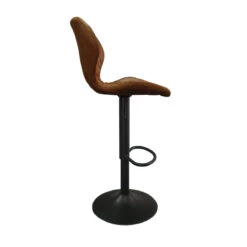 Tabouret De Bar Malaga PU Cognac -MaisonChic Magasin tabouret de bar malaga pu cognac 4