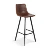 Tabouret De Bar Ozan PU Brun -MaisonChic Magasin tabouret de bar ozan pu brun