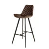 Tabouret De Bar Palmas PU Brun Foncé -MaisonChic Magasin tabouret de bar palmas pu brun fonce