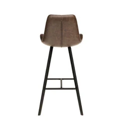 Tabouret De Bar Palmas PU Brun Foncé -MaisonChic Magasin tabouret de bar palmas pu brun fonce 1 4